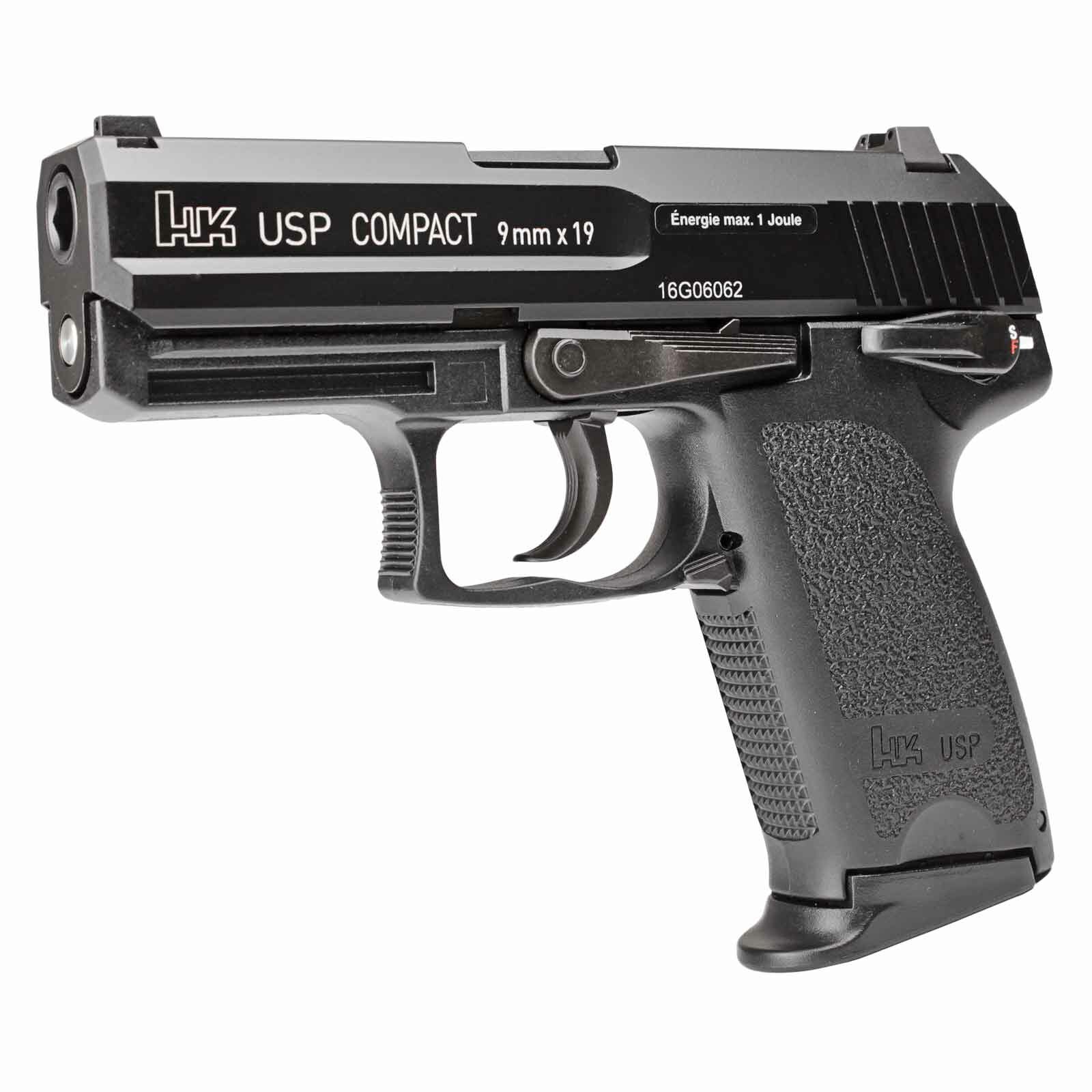 Komplettset Heckler Koch USP Compact Softair Pistole Kaliber 6 Mm B