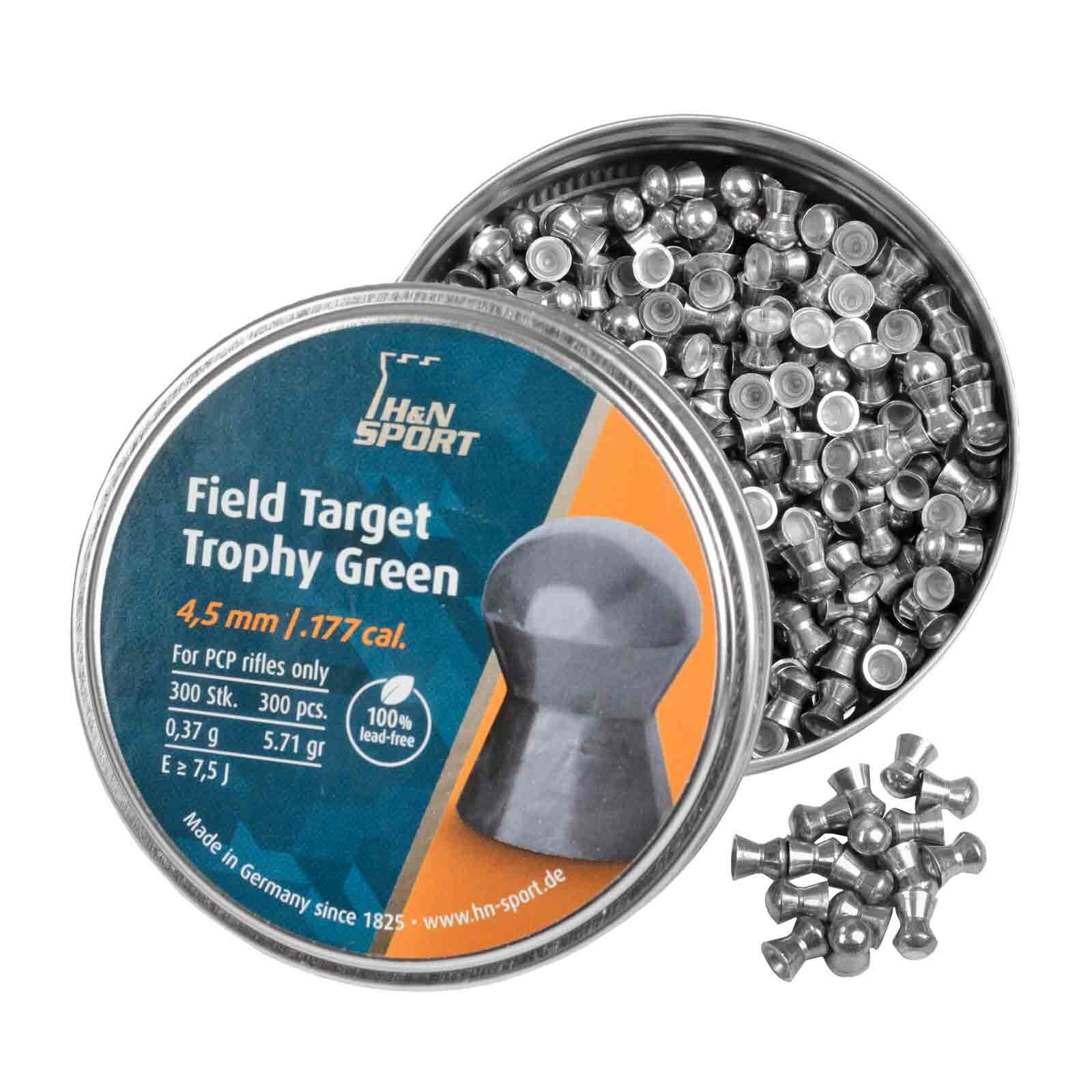 H N Field Target Trophy Green 4 5 Mm 0 37 Gramm Zinnlegierung