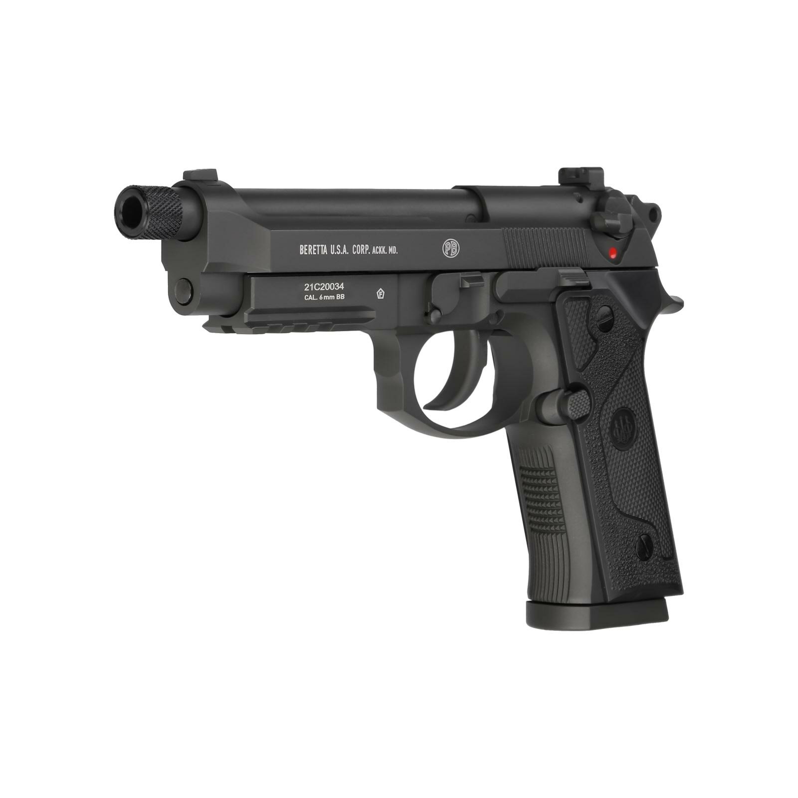 Komplettset Beretta M A Fm Softair Co Pistole Schwarz Kaliber Mm