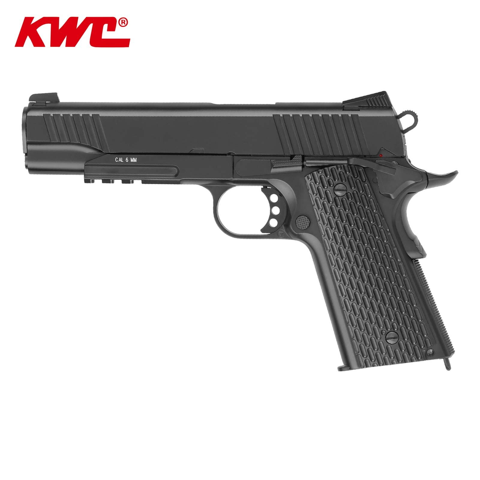 Kwc M Tactical Vollmetall Softair Co Pistole Schwarz Kaliber M