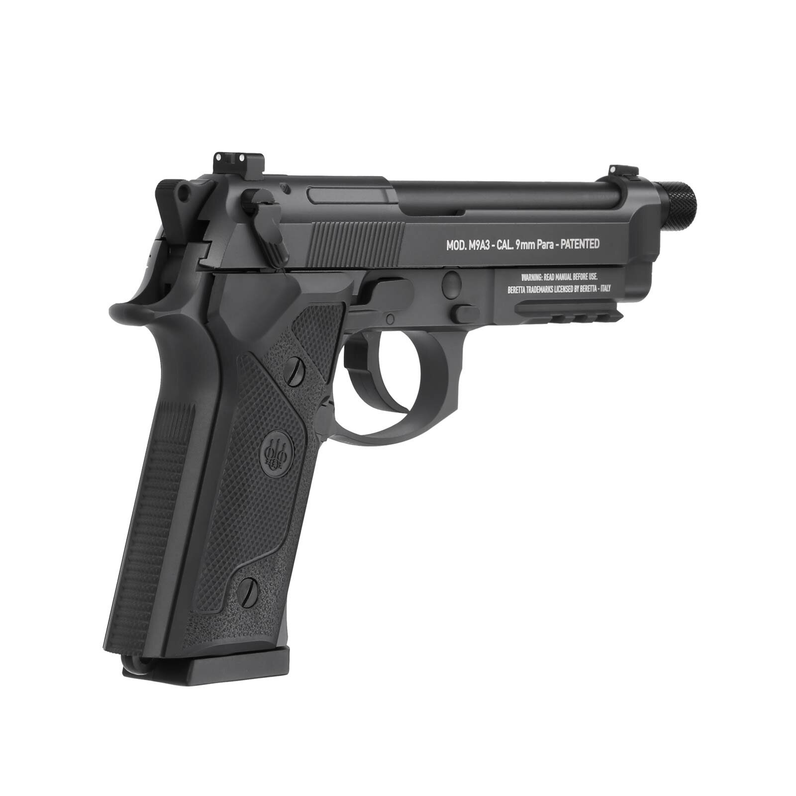 Superset Beretta M9A3 FM Black Gray 4 5 Mm Stahl BB Co2 Pistole Blow