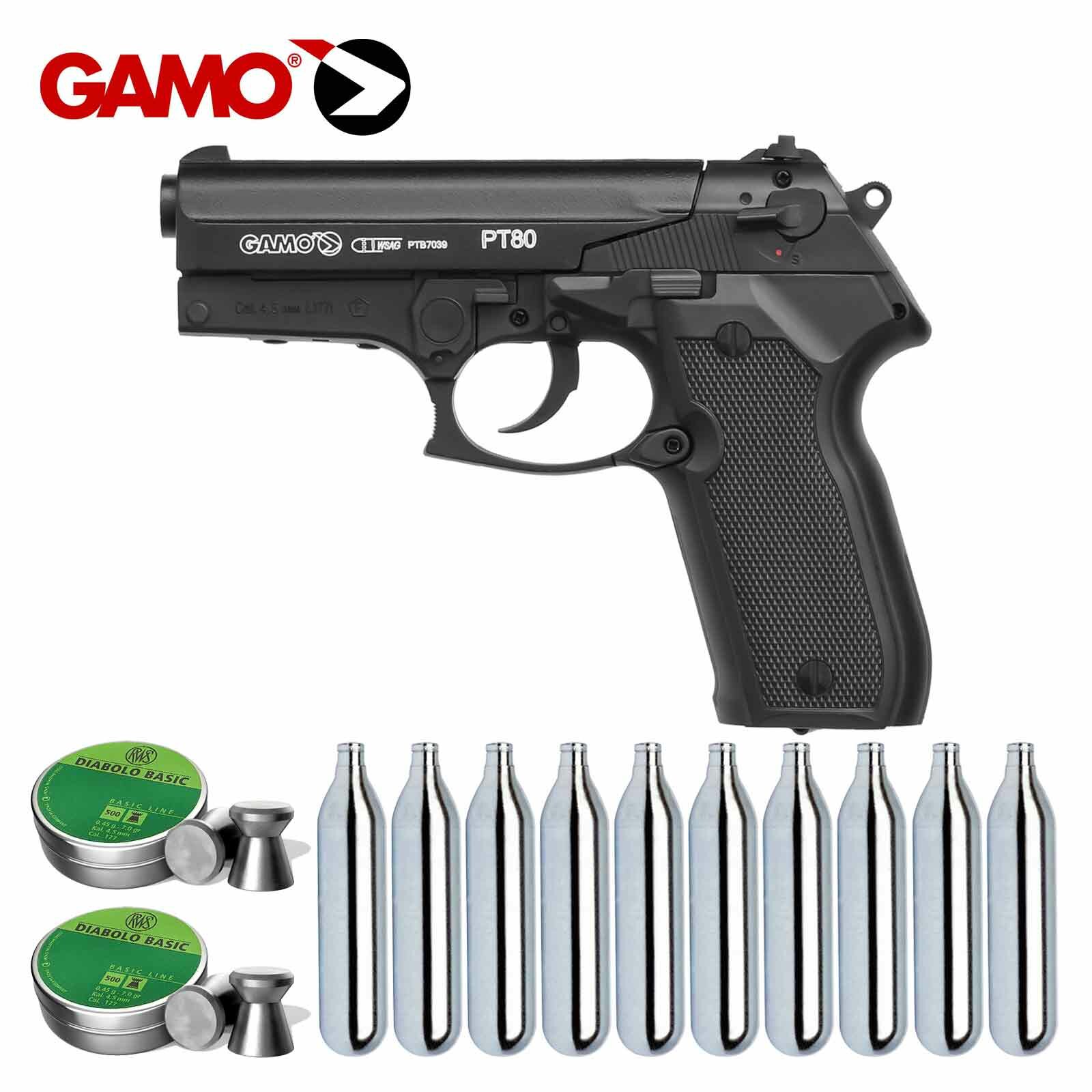 Set Gamo Pt Schwarz Co Pistole Kaliber Mm Diabolo P