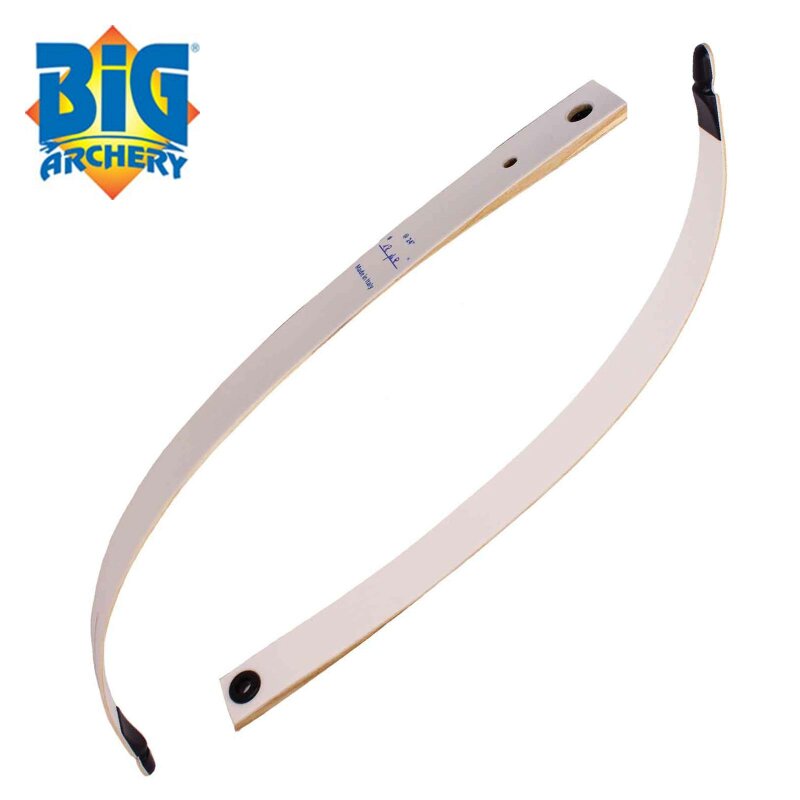 Big Archery Wurfarme Long für Recurvebogen Evolution White 70" 22 lbs