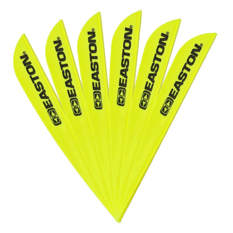 6-er Pack Easton Diamond Vanes 3,80" (ca. 9,7 cm)  Gelb