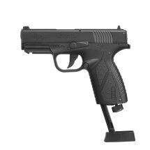 Luftpistolenset Bersa BP9CC Co2-Pistole Kaliber 4,5 mm Stahl BB (P18) + 10 Co2-Kapseln + 1500 Stahl-BBs 4komma5