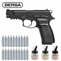 Superset Bersa Thunder 9 Pro Co2-Pistole Kaliber 4,5 mm...