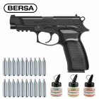 Superset Bersa Thunder 9 Pro Co2-Pistole Kaliber 4,5 mm Stahl BB (P18)