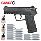 Superset Gamo C-15 Co2 Blowback Pistole 4,5 mm Diabolo / Stahl-BB (P18)