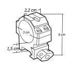 UTG 30 mm Medium Pro Max Picatinny-/Weaverringe 22 mm breit - 2 Stück