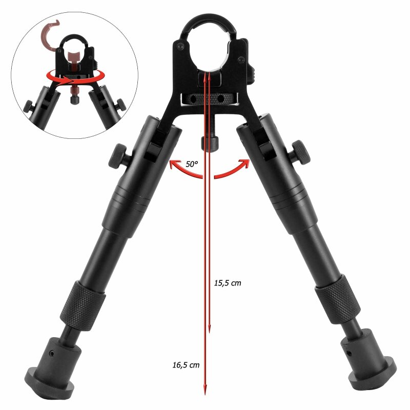 Zweibein Bipod F R Gewehr Komma De