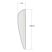 6-er Pack Hawk 2" (ca. 5,08 cm) Vanes Rot