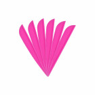 6-er Pack Hawk 4" (ca. 10,2 cm) Vanes Pink