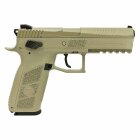 CZ 75 P-09 Duty TAN 4,5 mm Stahl BB/Diabolo Co2-Pistole Blow Back (P18)