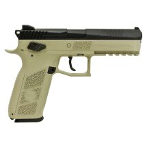 Luftpistolenset CZ 75 P-09 Duty Bicolor 4,5 mm Stahl BB/Diabolo Co2-Pistole Blow Back (P18)