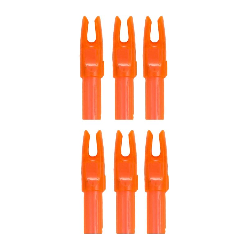 6-er Pack Hawk Nock N841 Transparent Orange