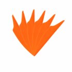 6-er Pack Hawk Dolphin Vanes 2,5" Neon-Orange