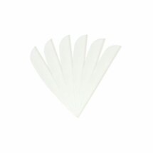 6-er Pack Hawk TPU Streamline Vanes 2,75" Weiß