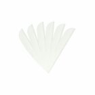 6-er Pack Hawk TPU Streamline Vanes 2,75" Weiß