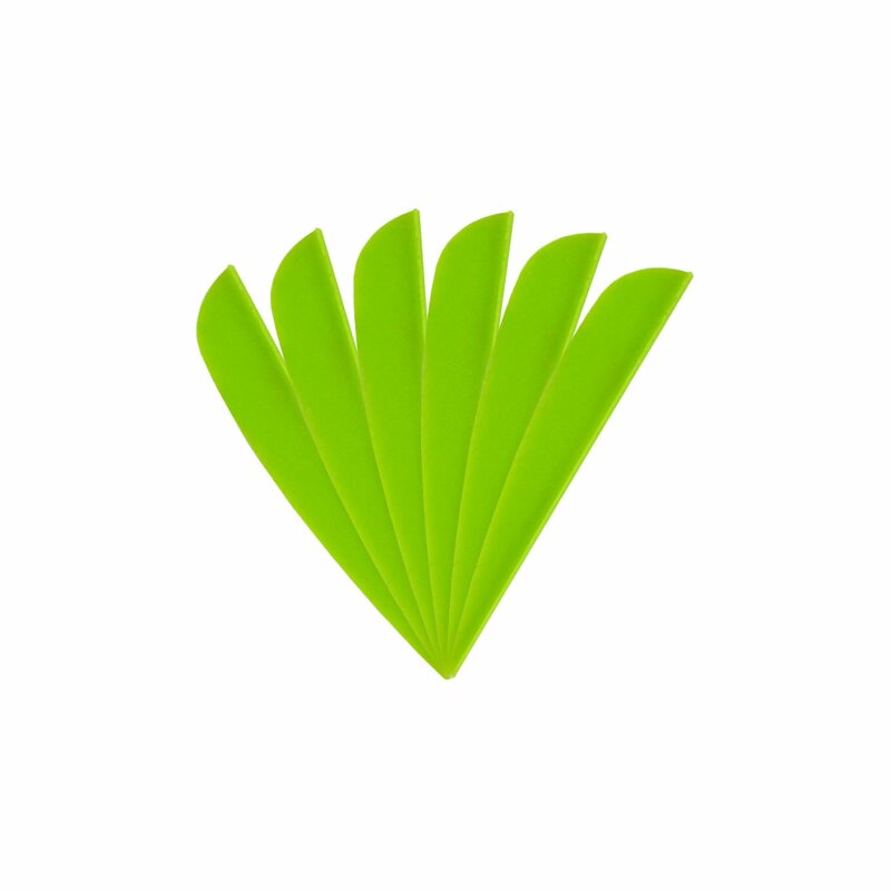 6-er Pack Hawk TPU Streamline Vanes 2,75" Lime