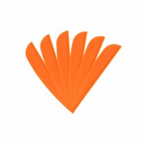 6-er Pack Hawk TPU Streamline Vanes 2,75" Neon-Orange