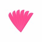 6-er Pack Hawk TPU Streamline Vanes 2,75" Neon-Pink