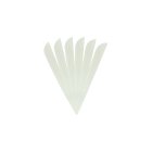 6-er Pack Hawk TPU Streamline Vanes 5" Weiß