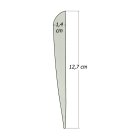 6-er Pack Hawk TPU Streamline Vanes 5" Weiß