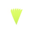 6-er Pack Hawk TPU Streamline Vanes 5" Neon-Grün