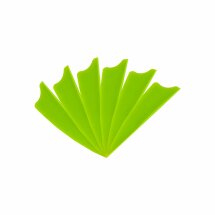 6-er Pack Hawk D2 TPU Shield Vanes 2" Lime