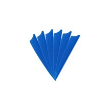 6-er Pack Hawk D2 TPU Shield Vanes 3" Blau