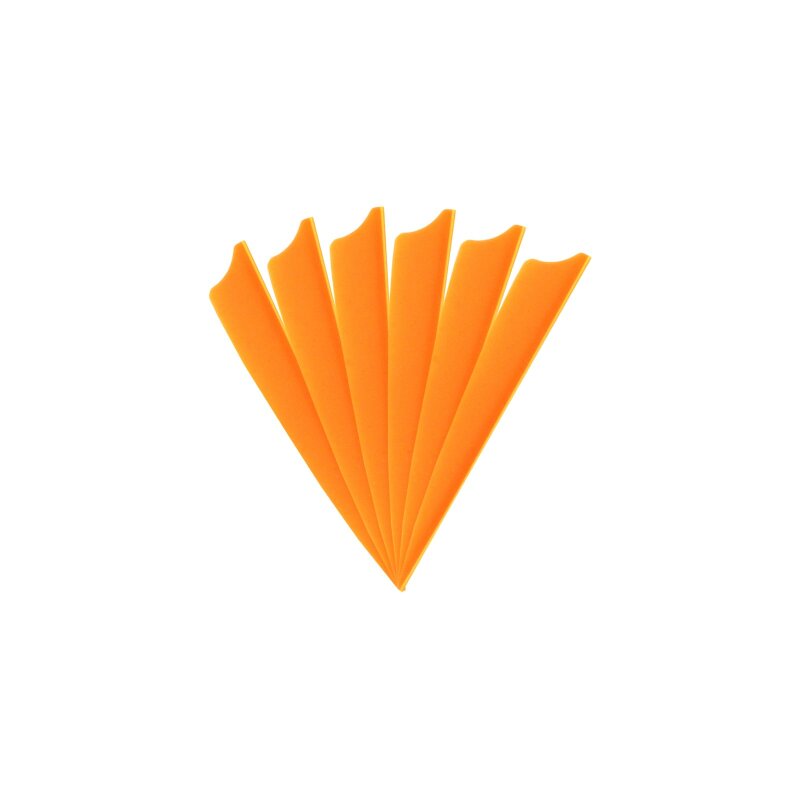 6-er Pack Hawk D2 TPU Shield Vanes 3" Neon-Orange