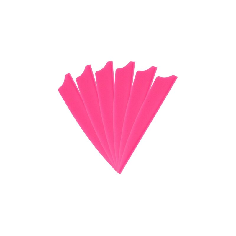 6-er Pack Hawk D2 TPU Shield Vanes 3" Neon-Pink