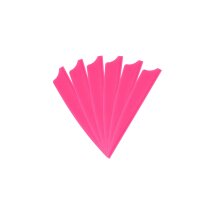 6-er Pack Hawk D2 TPU Shield Vanes 3" Neon-Pink