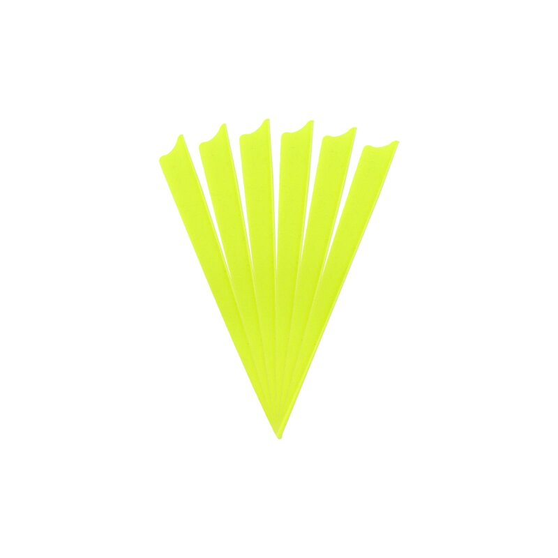 6-er Pack Hawk D2 TPU Shield Vanes 5" Neon-Gelb