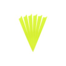 6-er Pack Hawk D2 TPU Shield Vanes 5" Neon-Gelb