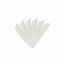 6-er Pack Hawk TPU Shield Vanes 1,75" Weiß