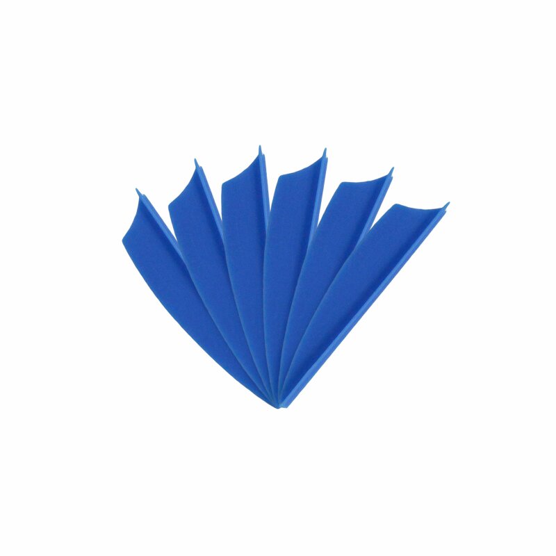 6-er Pack Hawk TPU Shield Vanes 1,75" Blau