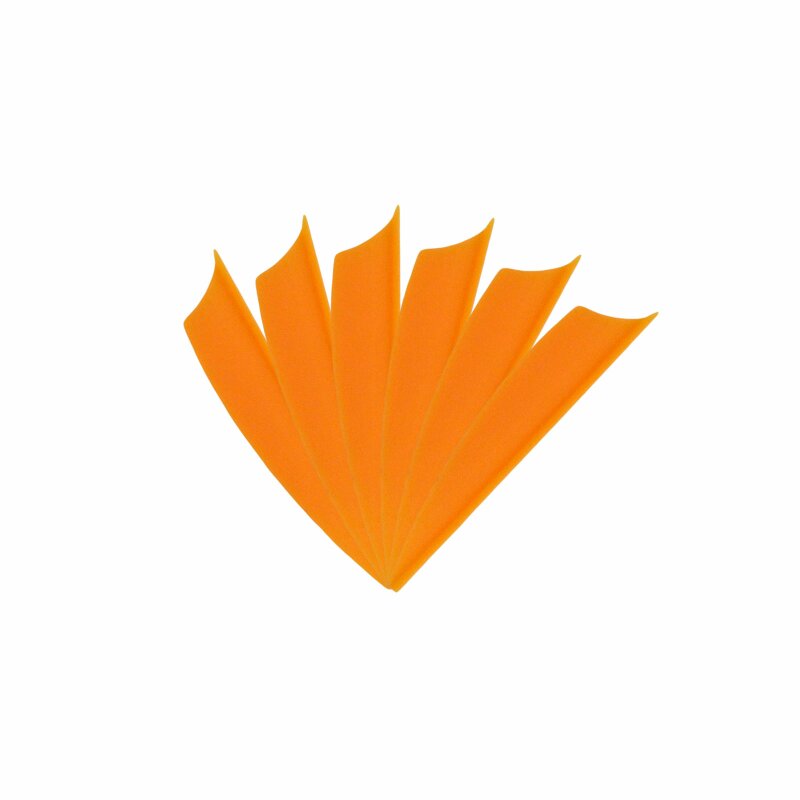 6-er Pack Hawk TPU Shield Vanes 1,75" Orange