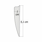 6-er Pack Hawk TPU Shield Vanes 2" Schwarz