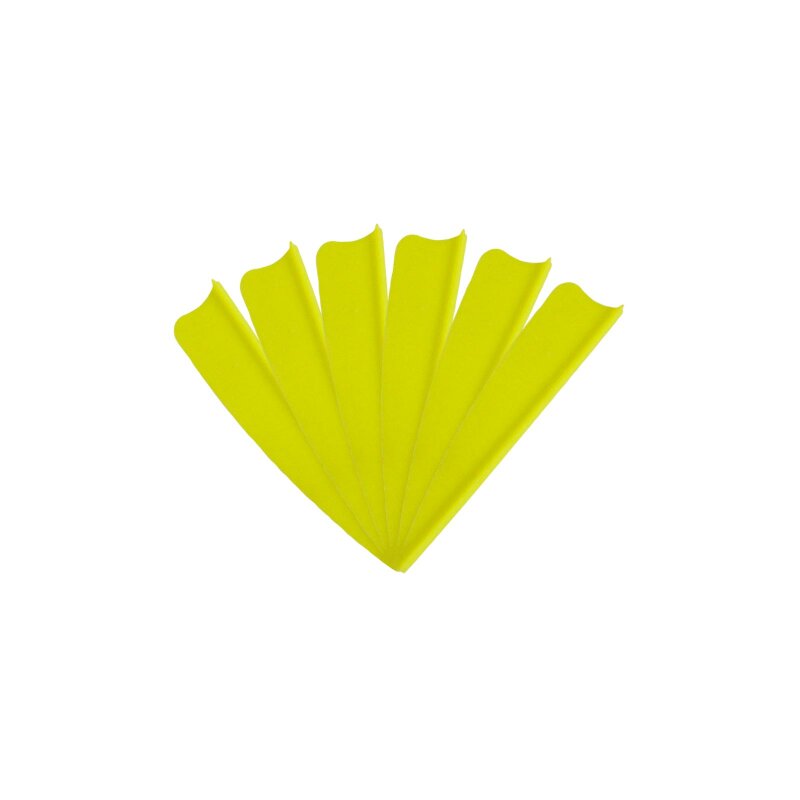 6-er Pack Hawk TPU Shield Vanes 2" Gelb