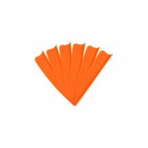 6-er Pack Hawk TPU Shield Vanes 2" Neon-Orange