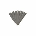 6-er Pack Hawk TPU Shield Vanes 2" Dunkelgrau