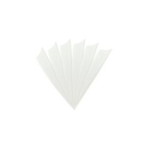 6-er Pack Hawk TPU Shield Vanes 3" Weiß