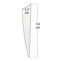 6-er Pack Hawk TPU Shield Vanes 3" Schwarz