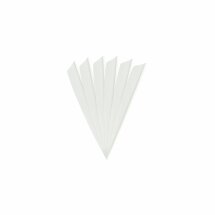 6-er Pack Hawk TPU Shield Vanes 4" Weiß