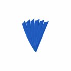 6-er Pack Hawk TPU Shield Vanes 4" Blau