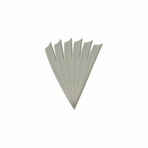 6-er Pack Hawk TPU Shield Vanes 4" Dunkelgrau