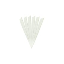 6-er Pack Hawk TPU Shield Vanes 5" Weiß