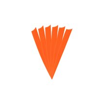 6-er Pack Hawk TPU Shield Vanes 5" Neon-Orange