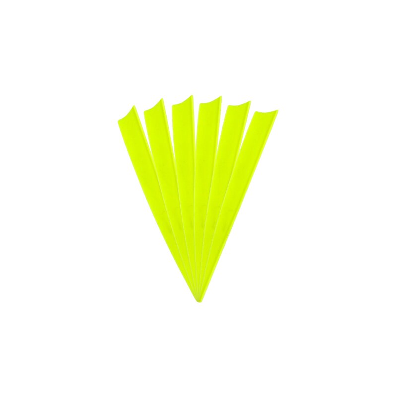 6-er Pack Hawk TPU Shield Vanes 5" Neon-Gelb